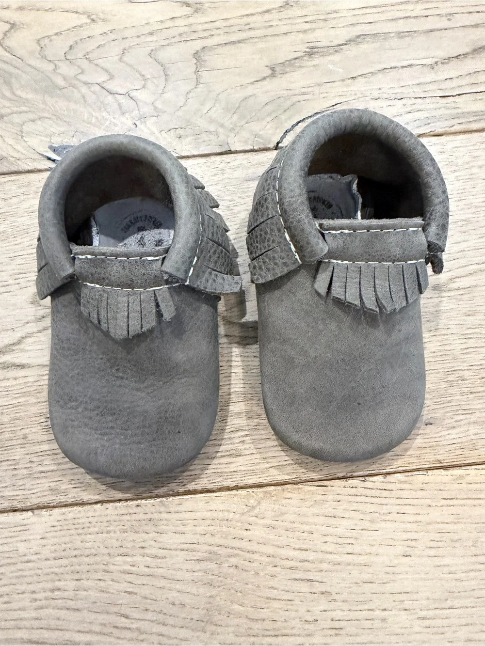 Freshly Picked - BLUE SPRUCE MOCCASIN BABY SHOE Size 4